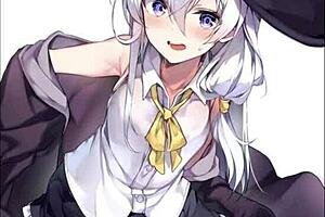 An elainas mesmerizing flight through Majo no Tabitabi in its steamy, hentai compilation