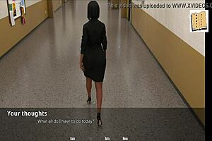 Sultry brunette Katie strips and teases in Wvm 31 then delivers an explicit 3D blowjob