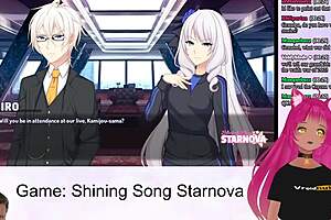 They will also be streaming the third part of Starnova Aki route in the game Shining Song