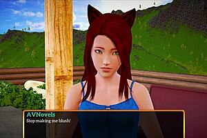 Homemade hentai game blonde and redhead beauties
