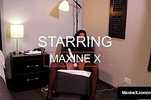 Maxine x the sultry Asian bodacious hump ready for a massive fat throbbing delight presents her glistening ass