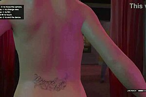 The wild night in the strip club of GTA 5: Franklin
