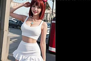 In Loredana, the first cosplay video in which the sensual Italian girl lover becomes a girl lover