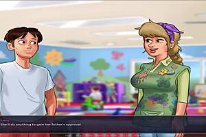 Here is summer time saga uncensored part 16 with commented gameplay and hentai