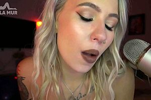 As a bonus, you have drippy boobs and slippery tongue to participate in an ASMR session