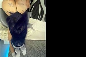 A well endowed black partner in bunny cosplay plays anal with Hinata Hyuga