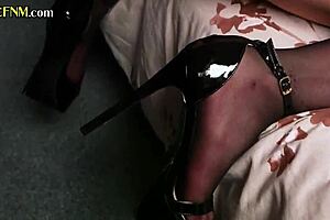 European group BDSM spot with bondage and oral obsession
