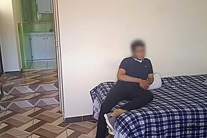 Between meeting gay friend and entrance of my husband bare naked I drive gay friend crazy for hardcore sex