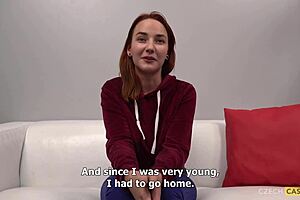 Lili Sommer – half Asian, partially blonde, and nonetheless entirely steamy in her debuting European porn performance during a casting in the Czech Republic