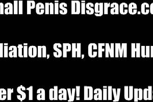Every time we spot your little manhood we chuckle