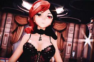 MMD neon RWBY girls in lingerie and underwear