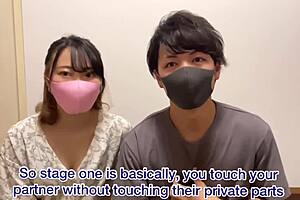 Japanese babe, tiny as can be, has her first sex meditation and can squirt and squirt, squint and squirt… and squint