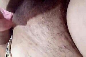 A hot young girl taking her massive cock up the ass until she cums