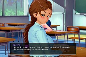 Major 3D cartoon of tempting sex teacher and her naughty learner