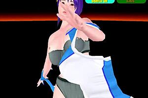 Asian girl plays Br1 game and infuses beauty and sex to the game