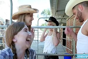 Some wild group sex session, Lana, Love, Green and Lane