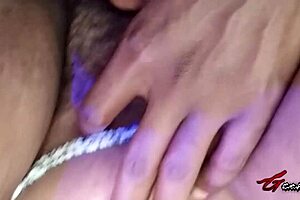 Erotic perspective of an amazing and spacious vagina in use