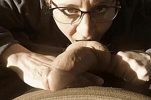 Currently, a new scene pops up: a nerd jerks off in a parking lot and scratches his body with semen