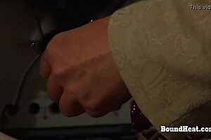Adela submissives herself as lesbian slave who is to be obedient in BDSM scenes