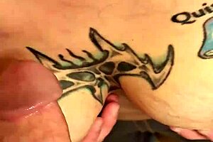 Kaytee, the hot hot, hot milf, gets f*cked and spanked and gets a face full of cum from Chase Wild in the bathroom
