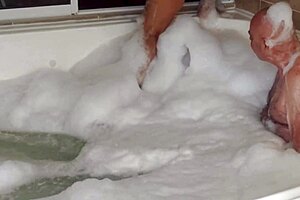 Banned & Rare 4K video of voyeurism with agarabas and olpr in the bathtub