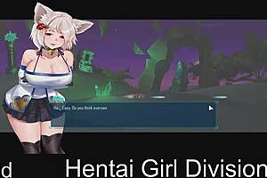 Pretty hentai girl and free anime game with some rather low settings