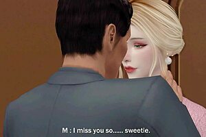 Sims 4 porn: An office romance with the boss and the husband with a twist