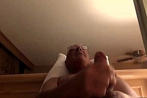 Mihaela mature solo with a huge cock and big tits in homemade video