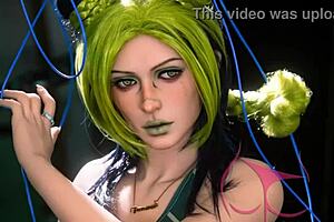 Jolyne’s fun with her favorite dildo