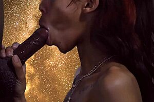SO with artefacts, intense passionate deepthroat with a big black cock in the hardcore gay porn movie