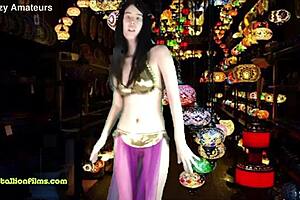 Sitting in the middle of Istanbul a belly dancing seducing from Alexandria Wu