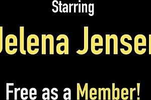 The fresh faced porn star Jelena Jensen shows what it takes to get dirty in solo masturbation Vimeo