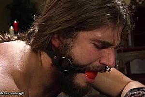Submissive gets punished by femdom in spanking and anal toys
