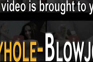 Big black cock to blonde teen sucking
