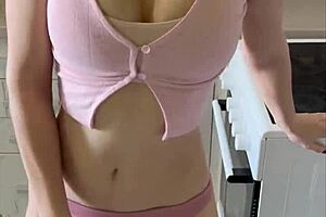 A lovely girl enjoys anal play with a dildo: maiskii's amateur video