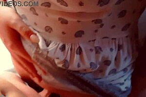Neighbor's cum steamy pantyhose play with naughty blonde MILF