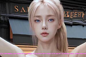 Hyper realistic 3D hentai game mirrors the world for young blonde beauty to explore New York