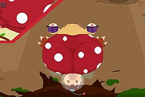 Pixelated shoestrang cartoon pikmin