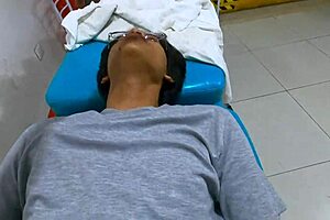 Large food in head, gay amateur fucks up young Amazonian teen’s ass