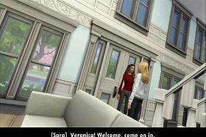 She’s the experienced seductress in pursuit of her quarry – opening chapter of Sims 4 story