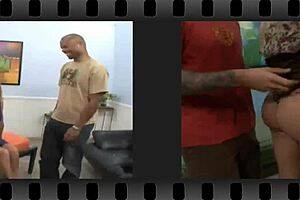 The thrill of him with his massive manhood and your petite package makes for a nice cuckold experience
