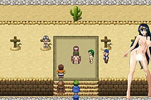 It is nudity when Ryona is captured by bandits wearing cursed armor