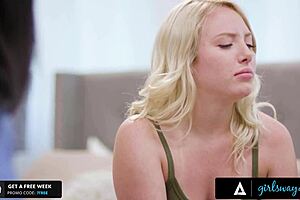 Busty nurse Reagan Foxx gives her 18 year old patient a sexy exam