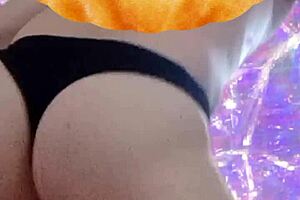 Big, round, bubble butt cock amateur is proud of his showing it off