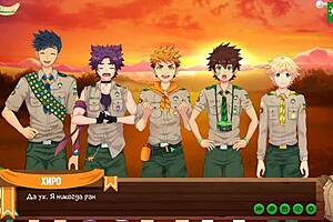 In game friends camp episode 3, young Russian twinks go hiking