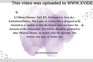 Femdom JOI-CEI: An edge to orgasm control and domination