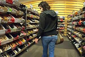 The store finds amateur woman showing off her curves