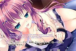 Love between a girl and a boy in the Hime to Otome no Yakimochi visual novel