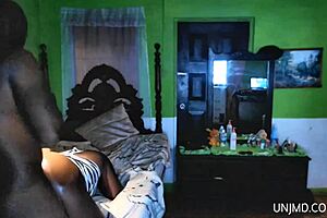 Interracial cuckold encounter with black stepdad and white stepmom