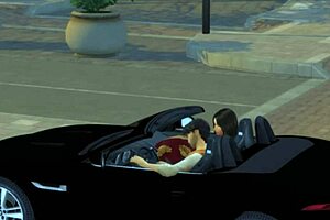 Spanish language Sims 4 porn with cartoon animation